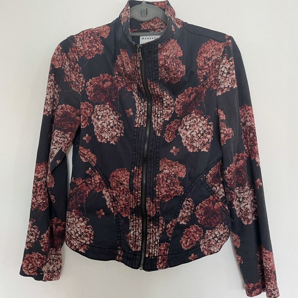 Marrakech Moto Zip Jacket Hydrangea (Small) - image 2